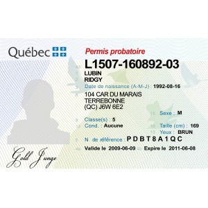 Fake Quebec Drivers License Fake Quebec Drivers License