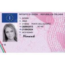 Fake Italian Drivers License