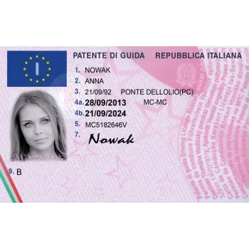 Fake Italian Drivers License