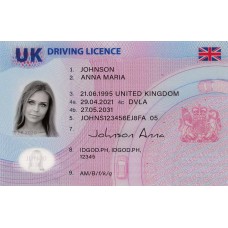 Fake UK Driving License