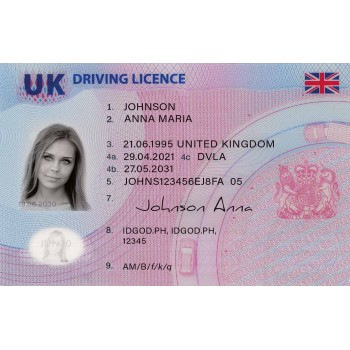 Fake UK Driving License