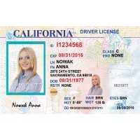 Fake California Drivers License