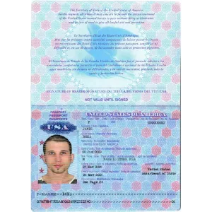 Fake United States Passport