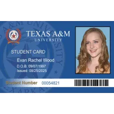 Fake Texas A&M Student ID